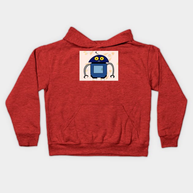 January Shorty Robot Kids Hoodie by Soundtrack Alley